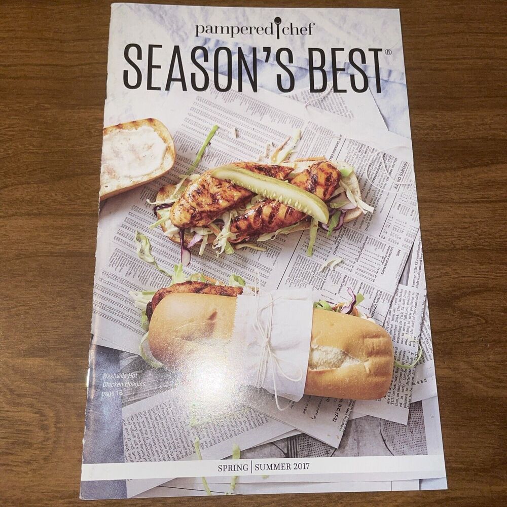 Pampered Chef Season's Best Spring/Summer Cook Book 2017